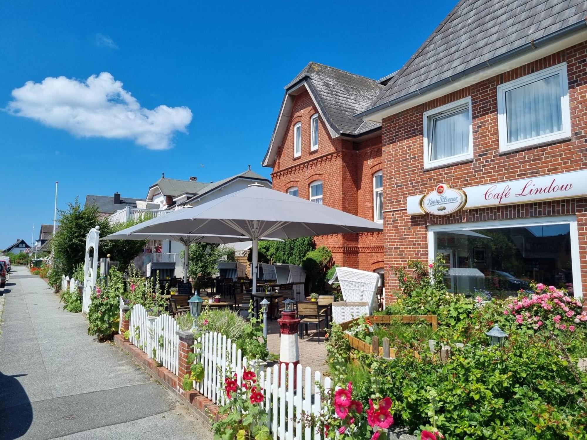 Hotel-Cafe-Lindow Wenningstedt-Braderup المظهر الخارجي الصورة